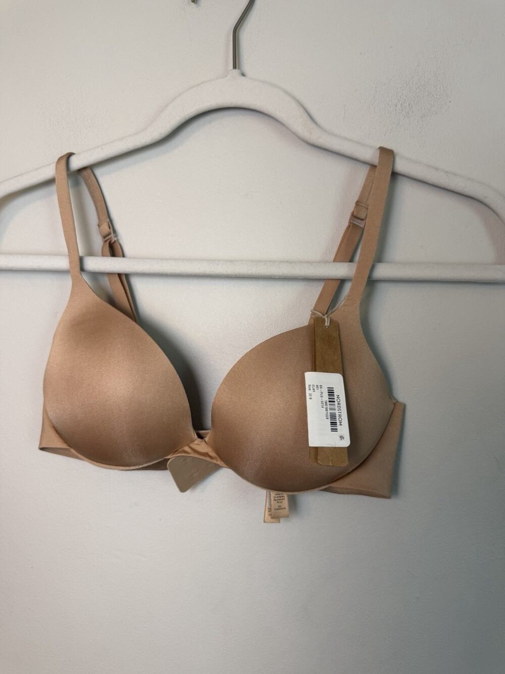 Skims Ultimate Push Up Plunge Bra Clay Tan BA-PLG-9214 Size 32B NWT $64